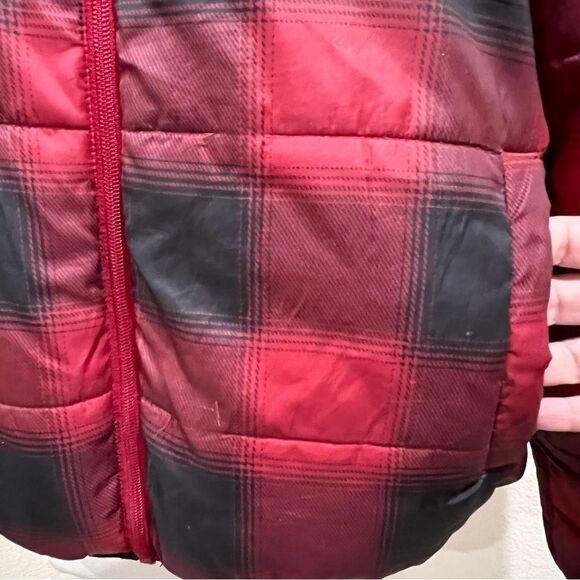 Universal Thread Buffalo Plaid Puffer Jacket Medium - Picture 9 of 16